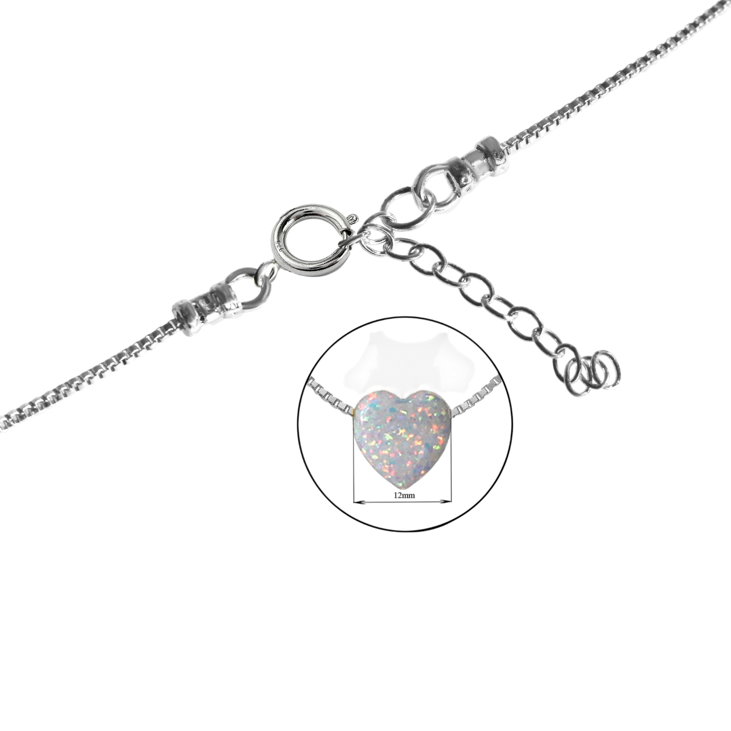 Detailaufnahme des Verschlusses mit Verlängerungskette