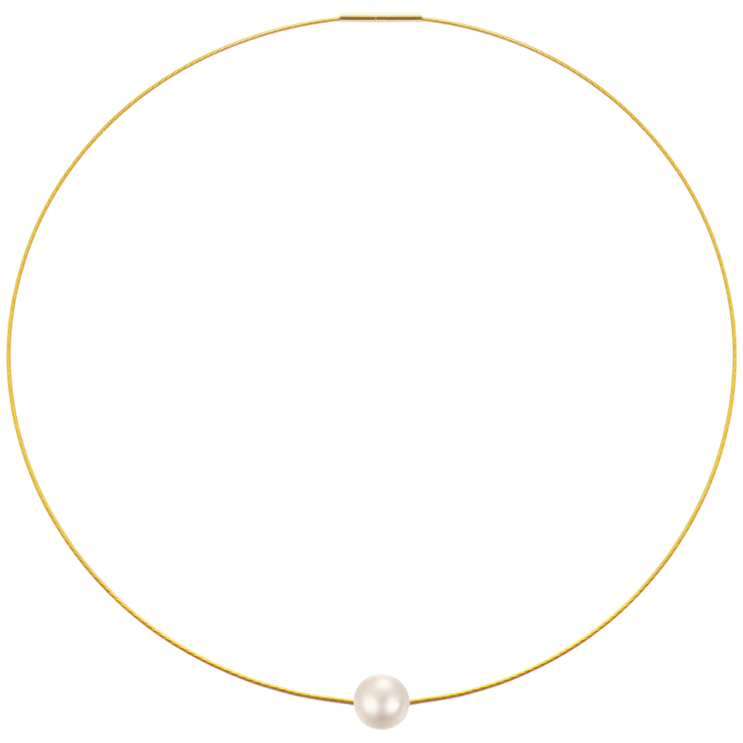 Edellis Perlen-Halskette Gold – luxuriöse Halskette mit schimmernder Perle