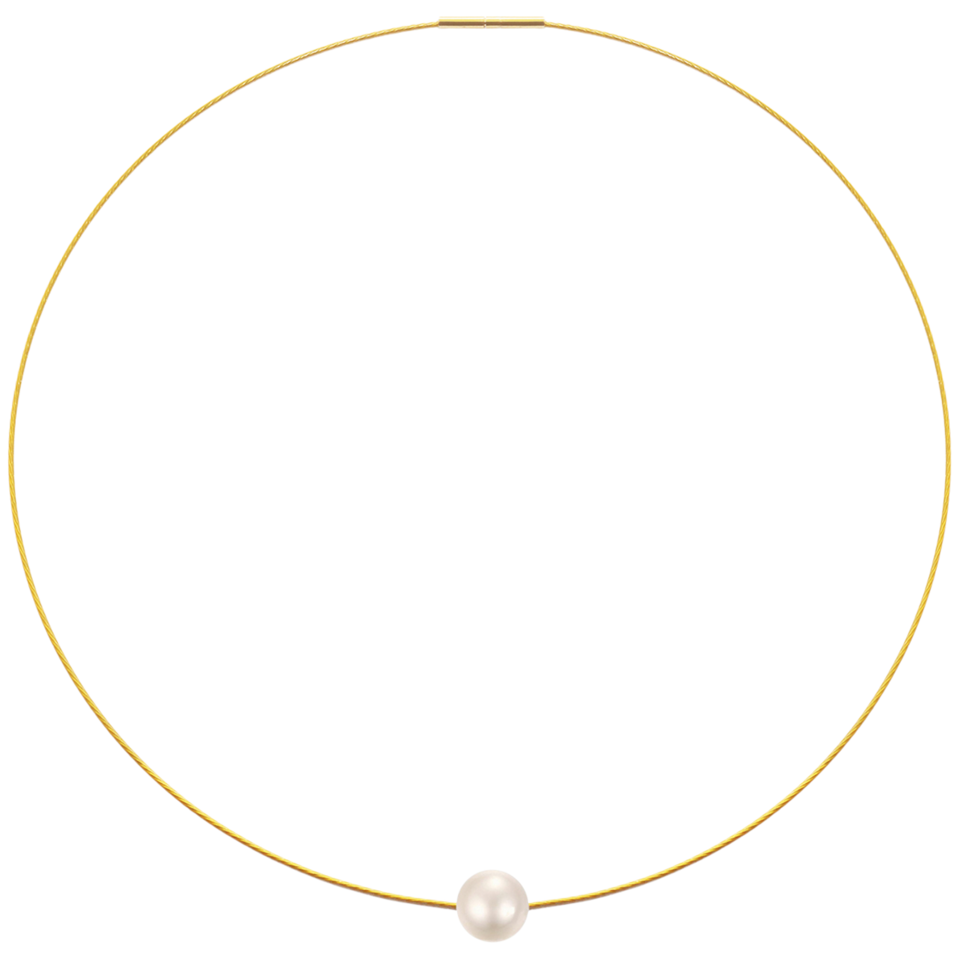 Edellis Perlen-Halskette Gold – luxuriöse Halskette mit schimmernder Perle