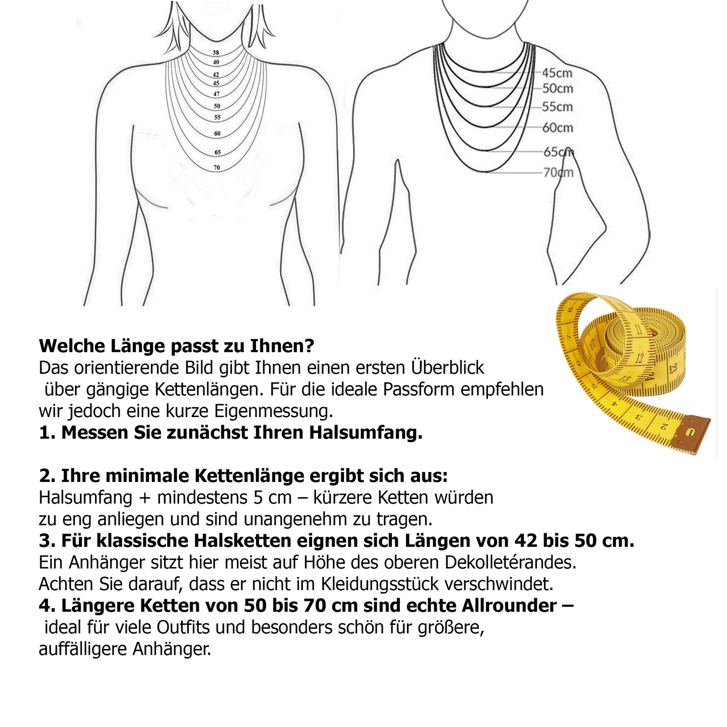 Lederband aus Ziegenleder – Schwarzes Glattleder-Collier mit 925 Silber