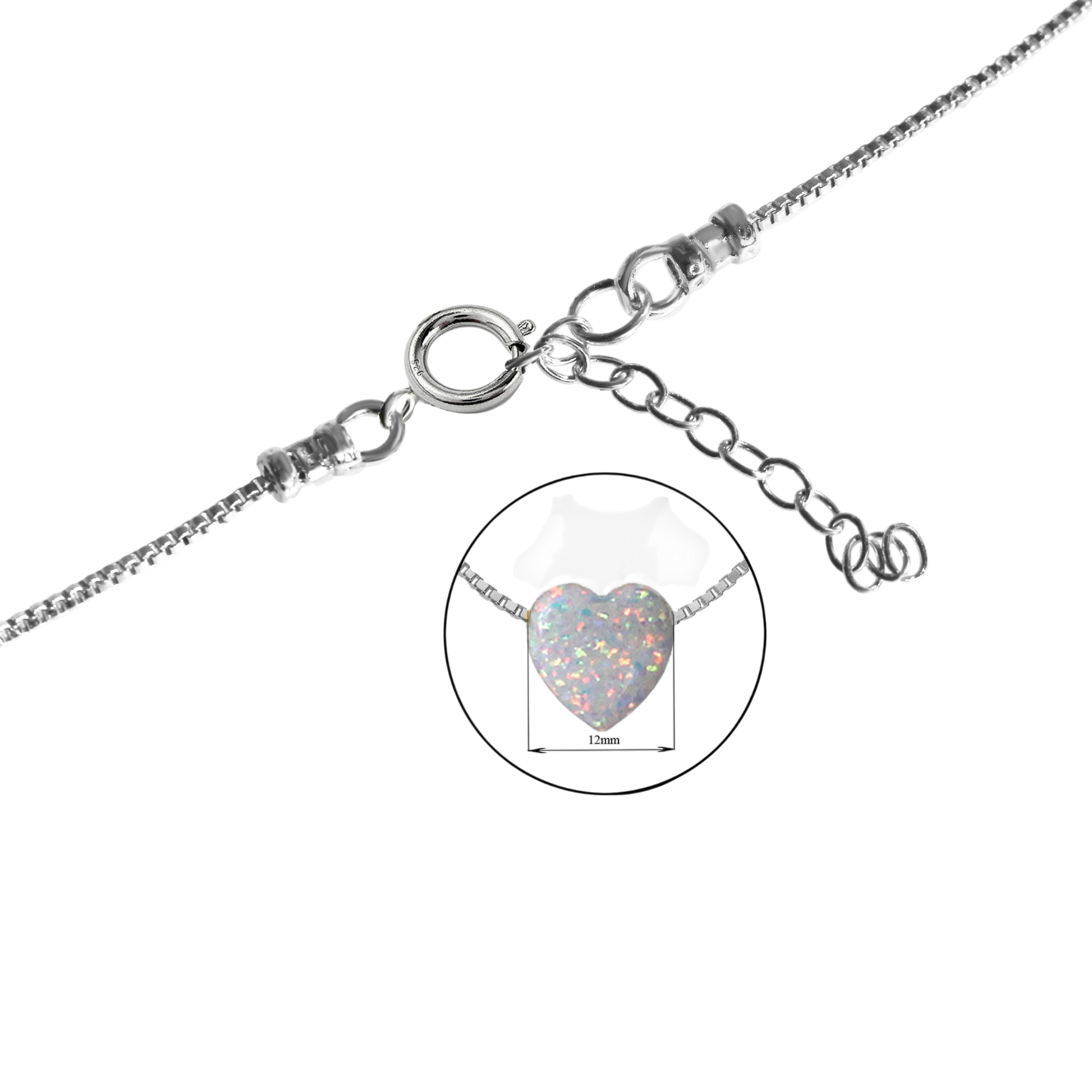 Detailaufnahme des Verschlusses mit Verlängerungskette