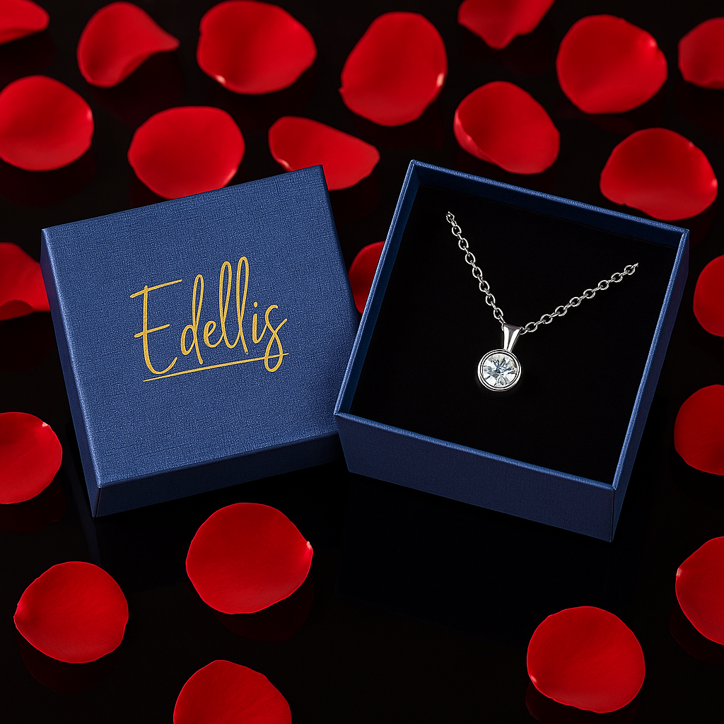Edellis Schmuck-Geschenkbox mit Halskette – perfekte Geschenkidee für sie