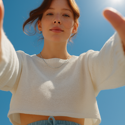 Edelstahl Collier – Halsreif Ø 1 mm mit Bajonett-Drehverschluss | Hochwertiger Edelstahlreif