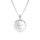 Silber 925er Sterlingsilber Kette Horoskop Tierkreiszeichen Sternzeichen Tiersymbole hergestellt mit Swarovski&reg;Kristall Anh&auml;nger.