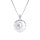 Silber 925er Sterlingsilber Kette Horoskop Tierkreiszeichen Sternzeichen Tiersymbole hergestellt mit Swarovski&reg;Kristall Anh&auml;nger.