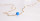 Edellis Halskette Mit Blauem Opal 8 mm, 14 Karat Gold Gef&uuml;llt | Opal-Perlen-Halskette | L&auml;nge 42 &ndash; 48 cm
