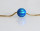 Edellis Halskette Mit Blauem Opal 8 mm, 14 Karat Gold Gef&uuml;llt | Opal-Perlen-Halskette | L&auml;nge 42 &ndash; 48 cm