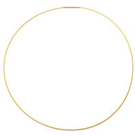 Edelstahl Collier Halsreif Vergoldet ca. Ø 1 mm...