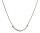 Hochwertige Halskette Mit Wei&szlig;em Opal Perlen - 3mm Minimalistischer Schmuck, Vergoldete Oder Wei&szlig; Rhodinierter 925 Sterling Silber Venezianer Box Kette