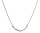 Hochwertige Halskette Mit Wei&szlig;em Opal Perlen - 3mm Minimalistischer Schmuck, Vergoldete Oder Wei&szlig; Rhodinierter 925 Sterling Silber Venezianer Box Kette
